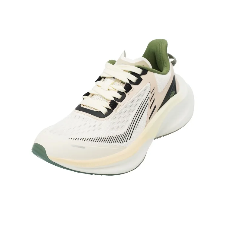 MINEPAIR Anti Slip Wear Resistant Low Top Casual Shoes Unisex Apricot Green Pine-2