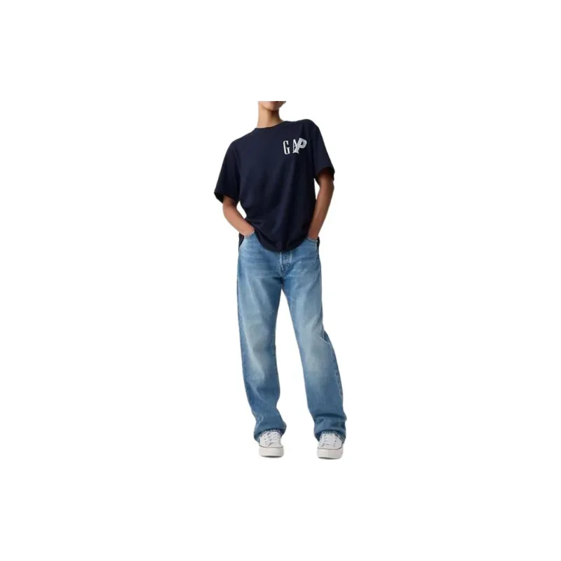 GAP x PALACE SS24 SOMEONE ALWAYS T Shirt Unisex Marine Blue-4