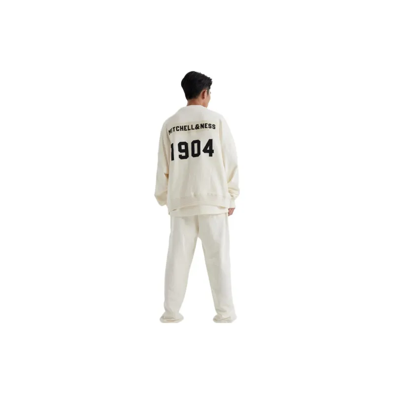 Mitchell Ness Sweatshirts Unisex White-4