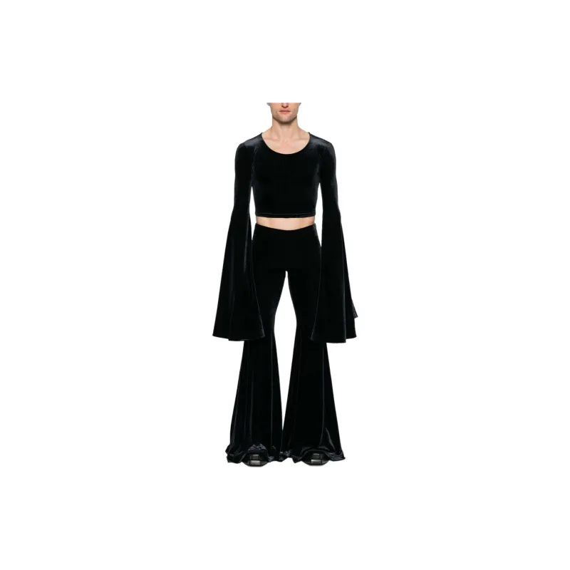 Vetements Velour Cropped Top-3