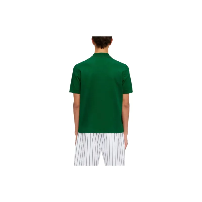 Ferragamo Zip up Cotton Polo Shirt-3