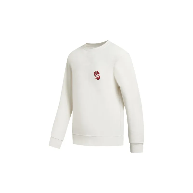 EMPORIO ARMANI Logo embroidered Cotton Sweatshirt-2