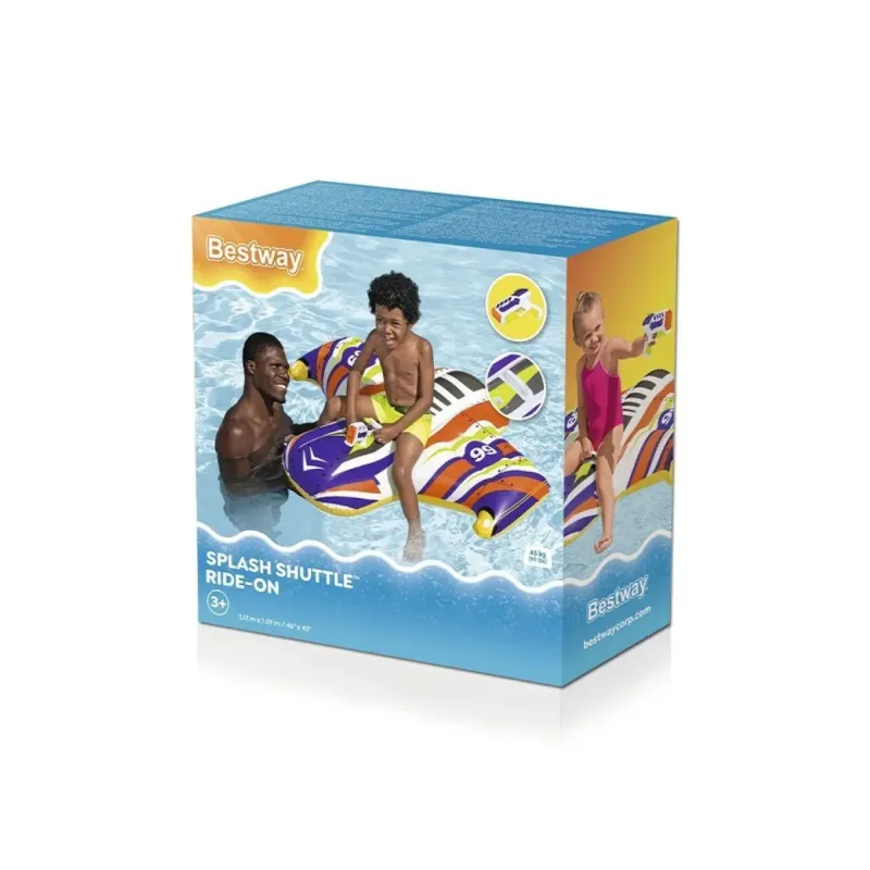 BESTWAY Water Toys Inflatable 117*107cm Kids' White Purple-1