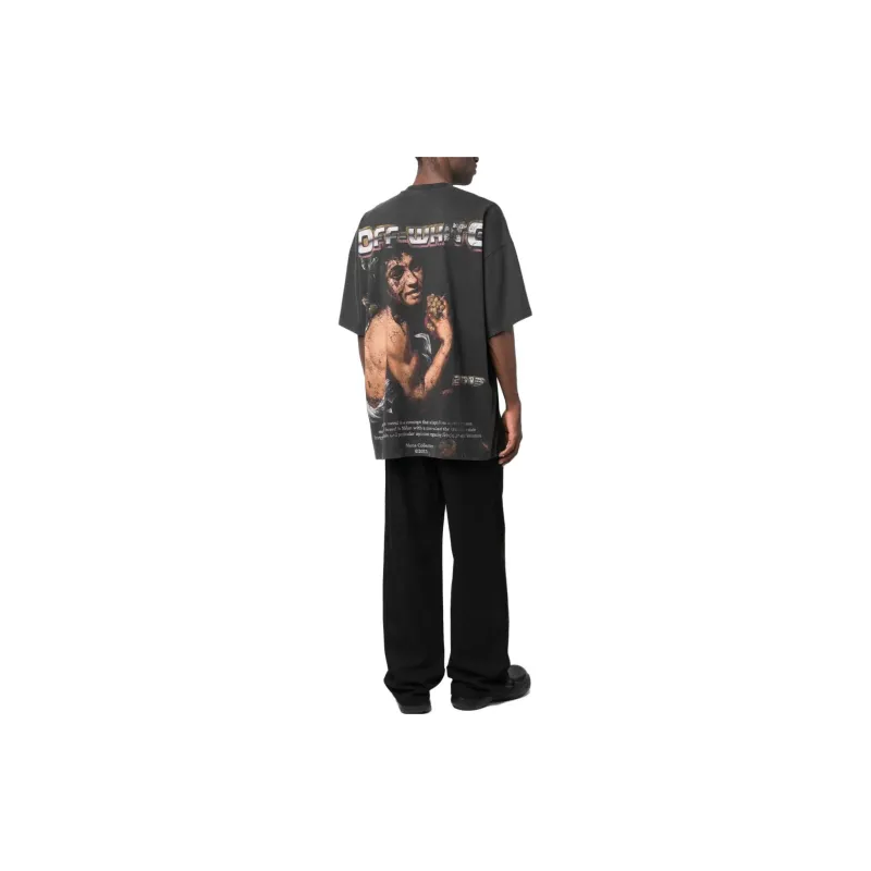 OFF WHITE Digit Bacchus Over Short Sleeve Tee-3
