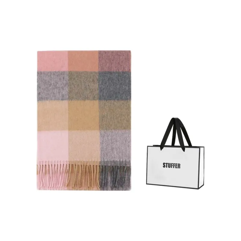 STUFFER 100% Pure Wool Knit Scarves Unisex-18