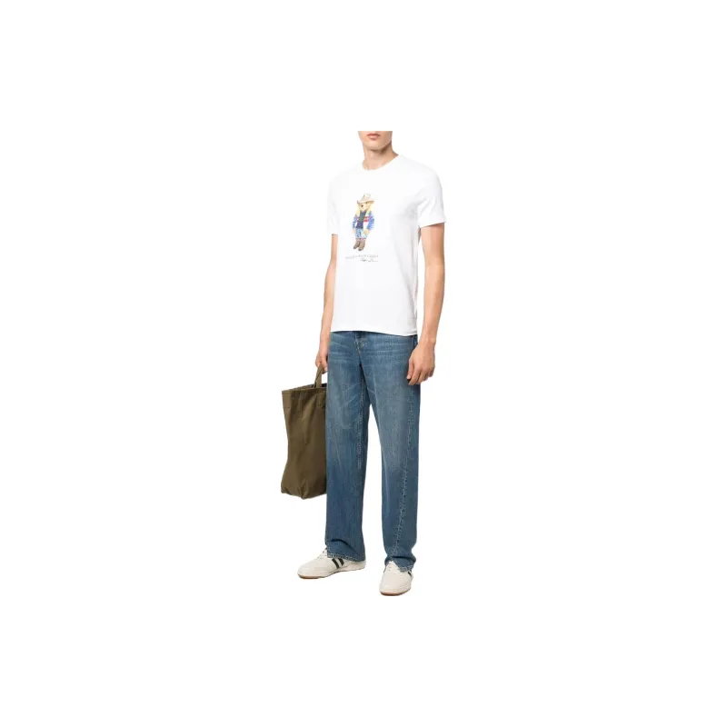 Polo Ralph Lauren T Shirts Men White-2