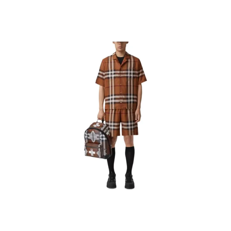 Burberry SS22 Shirt Men's Dark Birch Brown-1