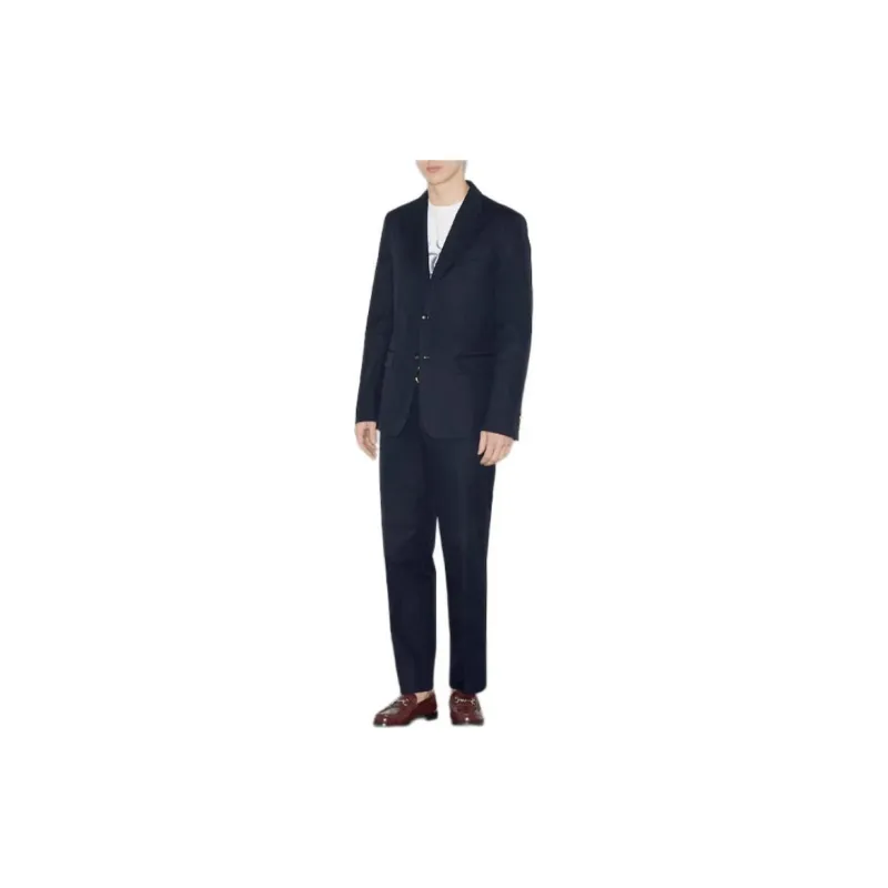 GUCCI Business Suit Men's Dark Blue-3