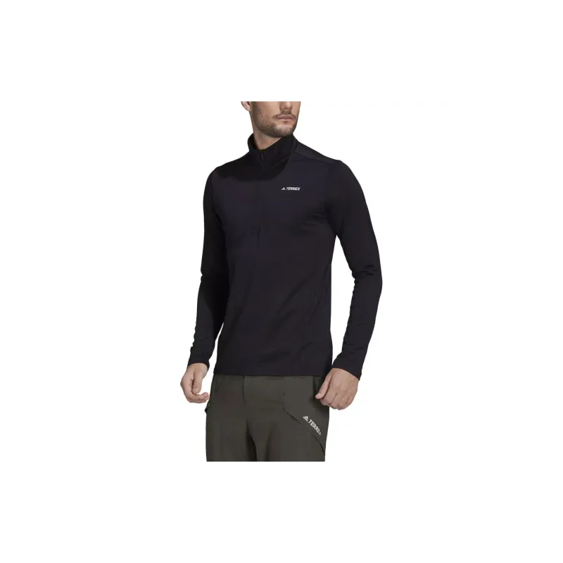 Adidas MULTI 1/2 FL Sweatshirt Men's Black-1