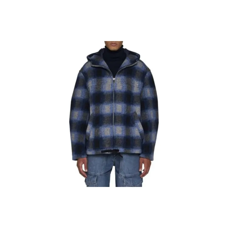 ISABEL MARANT Checked Zipped Jacket-4
