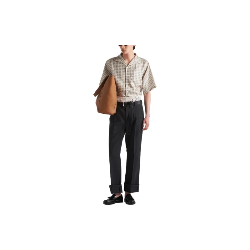 PRADA Shirt Men's Sand Beige Yellow-1
