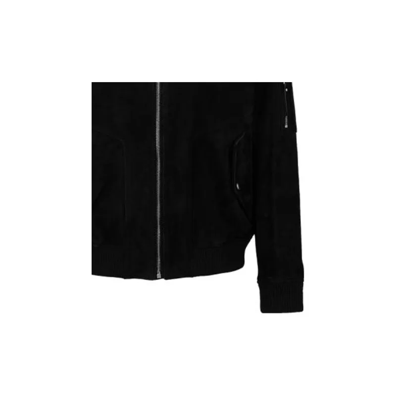 HUGO BOSS FW23 Leather Jacket Men's Black-4