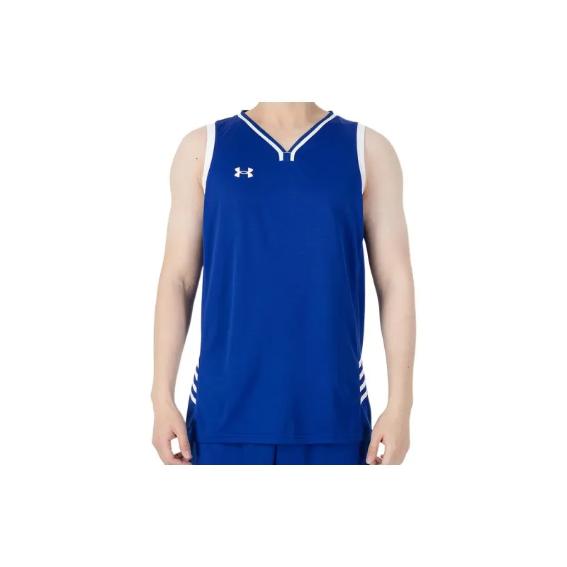 Under Armour Basketball Jerseys Men Royal Blue-3