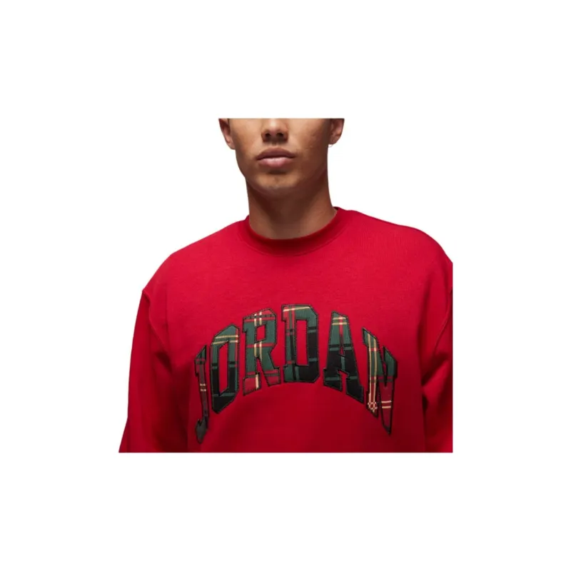 Jordan Essential Holiday Sweatshirt Men's Red-3