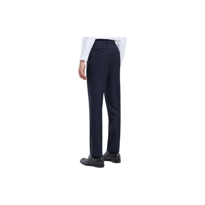 SAINT ANGELO Suit Trouser Men's Navy Blue-3