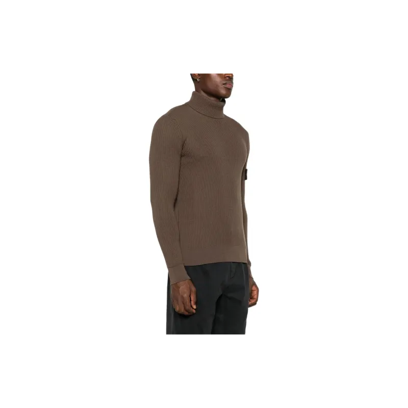 STONE ISLAND Wool Ribbed Sweater-3
