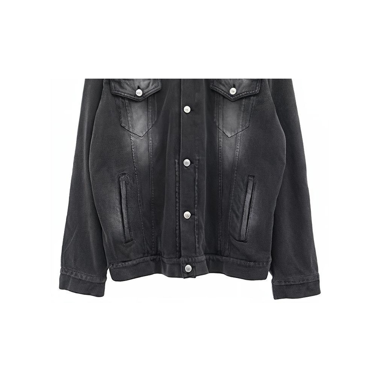 Balenciaga Denim Jackets Men Black - POIZON Balenciaga Denim Jackets Men Black - POIZON