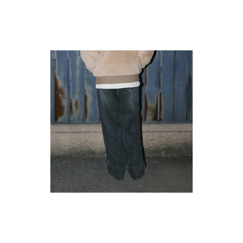 LOOKUN Jeans Men Dark Gray-3