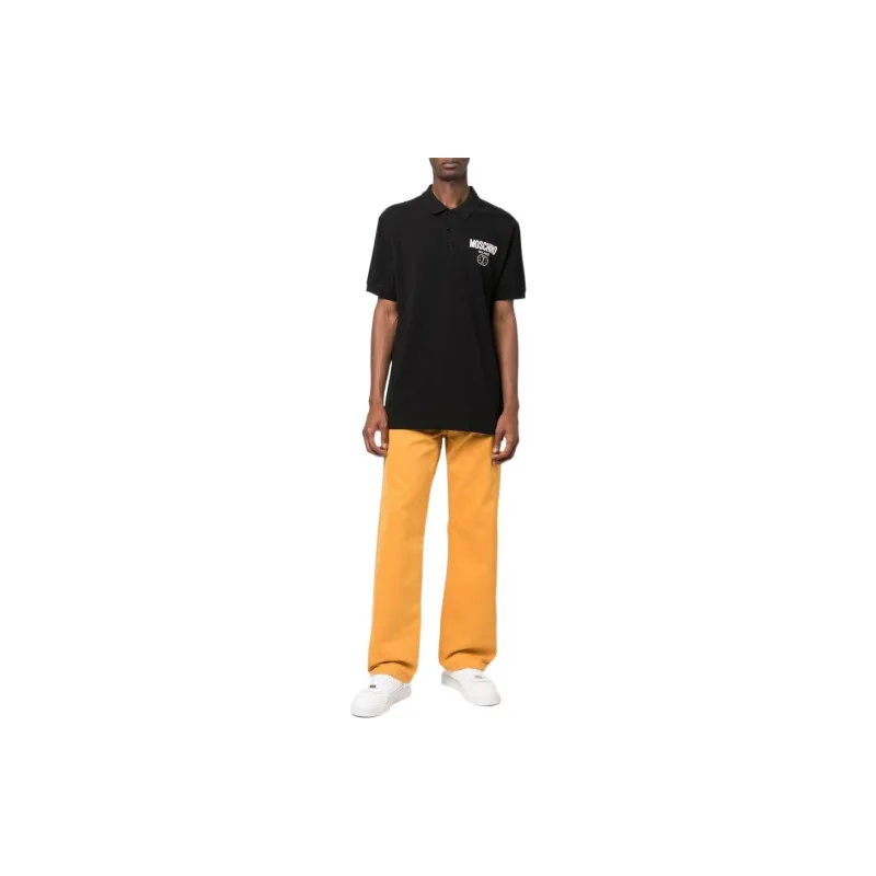 MOSCHINO Polo Shirts Men Black-1