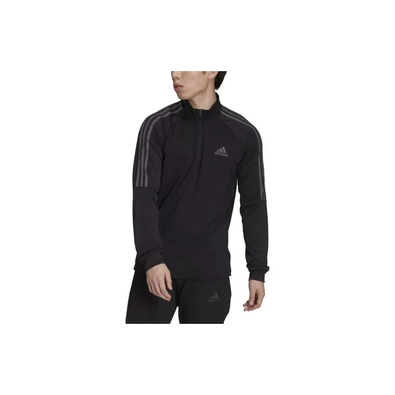 Adidas M SERENO 1/4 Sweatshirt Men's Black-1