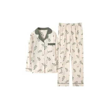 MADALLO Pajama Set Women's Green Collar