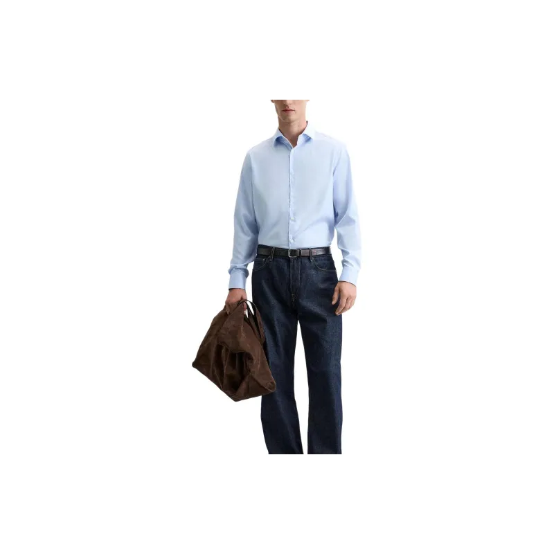 ZARA Shirts Men Sky Blue-2