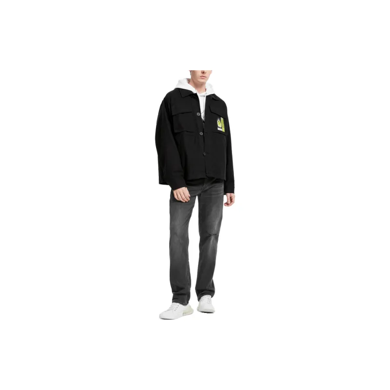 CALVIN KLEIN Denim Jacket Unisex Black-2