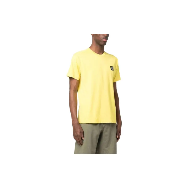 STONE ISLAND SS23 T Shirt Men's Yellow-3