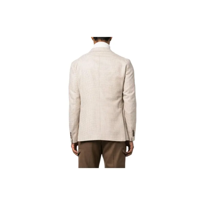 Tagliatore Houndstooth pattern Single breasted Blazer-2