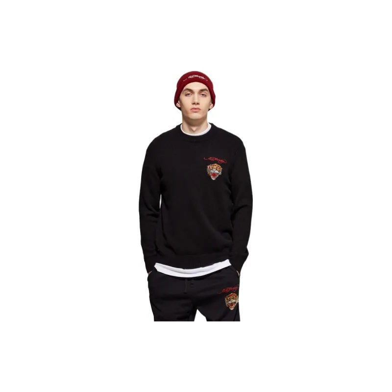 Ed Hardy Knitwear Men Black E1OWM030-3