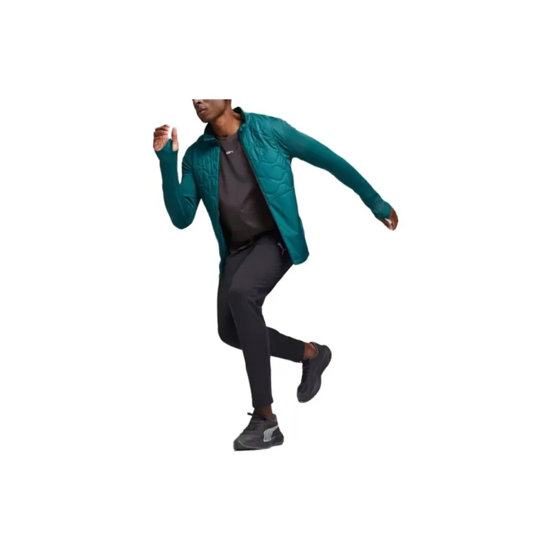 PUMA RUN CLOUDSPUN Jackets Coats Men's Peacock Green-2
