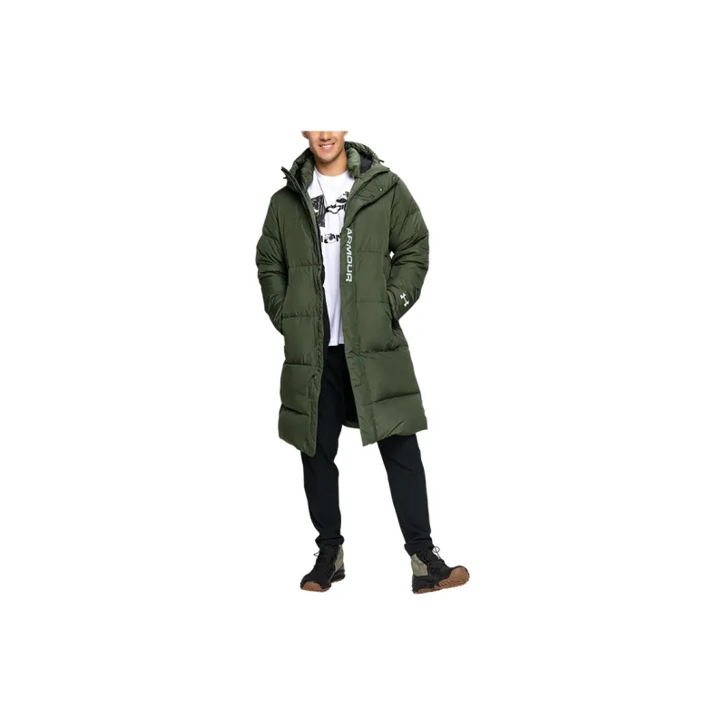 Under Armour Down Jackets Men Army Green-4