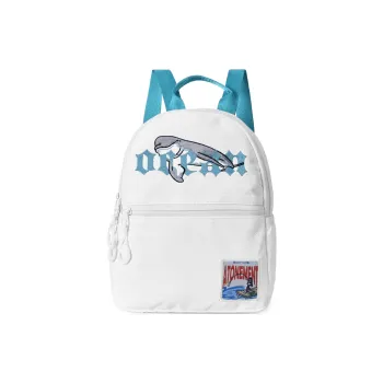 FINITE LOOP Recycled Material Backpack Mini Women's White