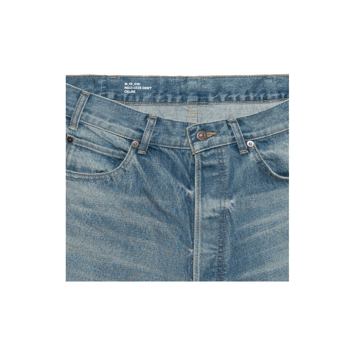 CELINE Wesley Jeans In Westside Wash Denim - POIZON