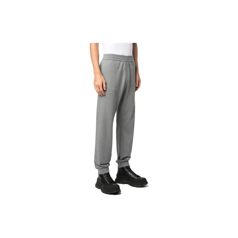VERSACE Knitted Sweatpants Men Gray-3
