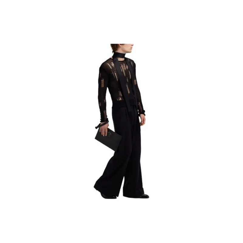 Roberto Cavalli SS24 Knitwear Men's Black-3