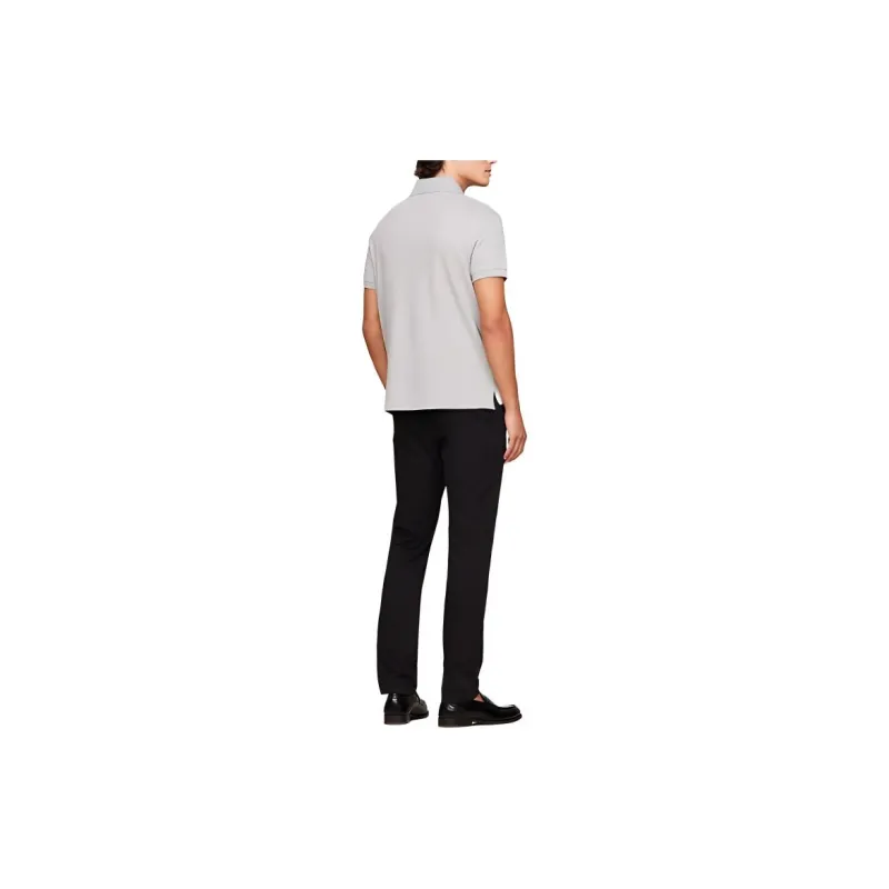 Tommy Hilfiger Polo Shirt Men's Light Gray-2