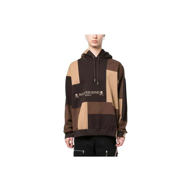 MASTERMIND WORLD Colour block Cotton Hoodie-1