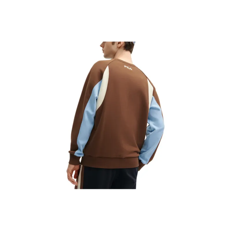 FILA Sweatshirt Men's Cheese Cracker Umber-3