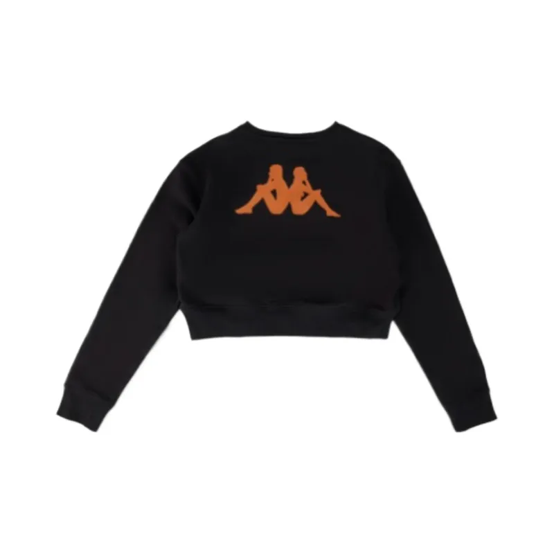 Kappa Authentic Ambilobe 2 Pullover Sweatshirt Women's Black-1