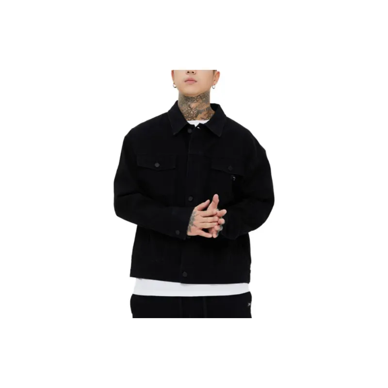 LIFEWORK HIDEAWAY FW23 Denim Jacket Unisex Black-1