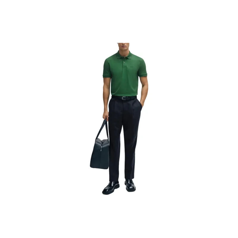 HUGO BOSS Pallas Logo embroidered Polo Shirt-1