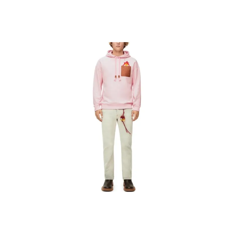 LOEWE LOEWE X Howl's Moving Castle Sweatshirt Unisex Pink-1