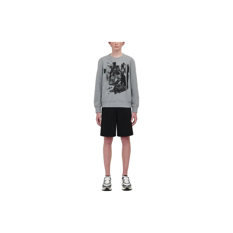 Alexander McQueen Sweatshirts Men Gray-1