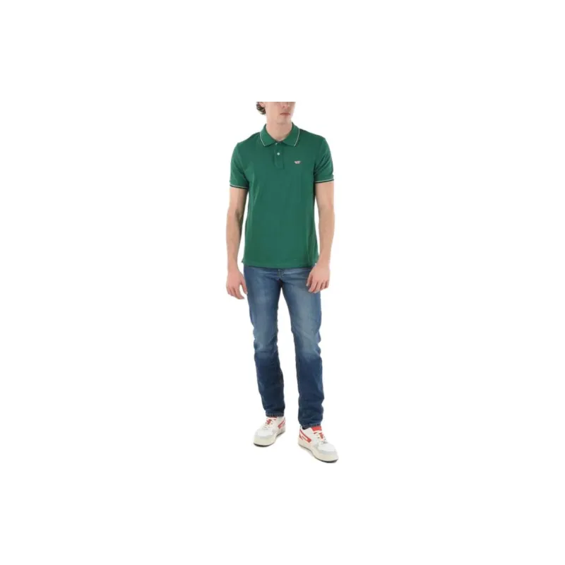 DIESEL Polo Shirts Men Green-2