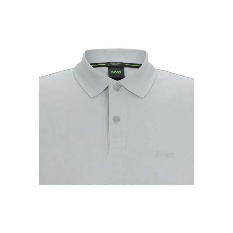 HUGO BOSS SS24 Polo Shirt Men's Light Gray-5