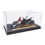 EVO Black+Black Leather Sole Display Case