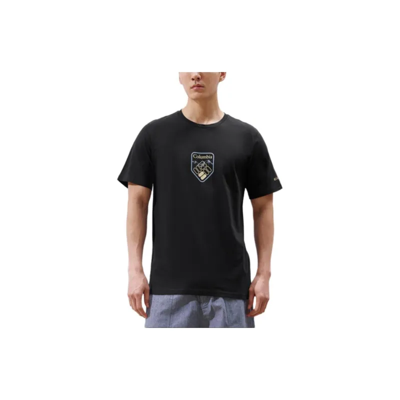 Columbia T Shirts Men Black-2