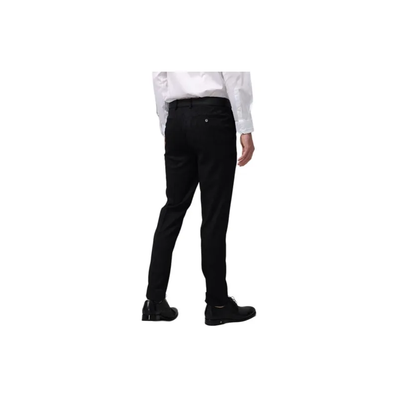 RARE Suit Trousers Men Black-2