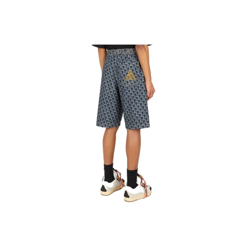 Lanvin Casual Shorts Men's Blue-3